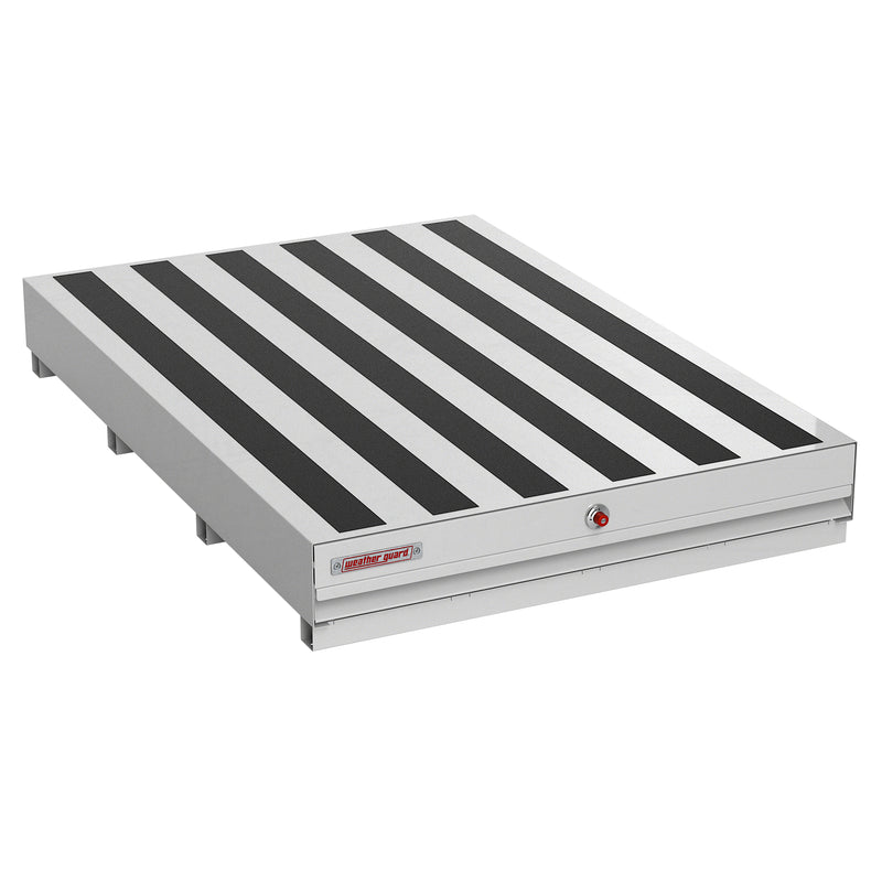 Weather Guard 379-3-04 PACK RAT steel drawer unit in white, closed, three-quarter hero view