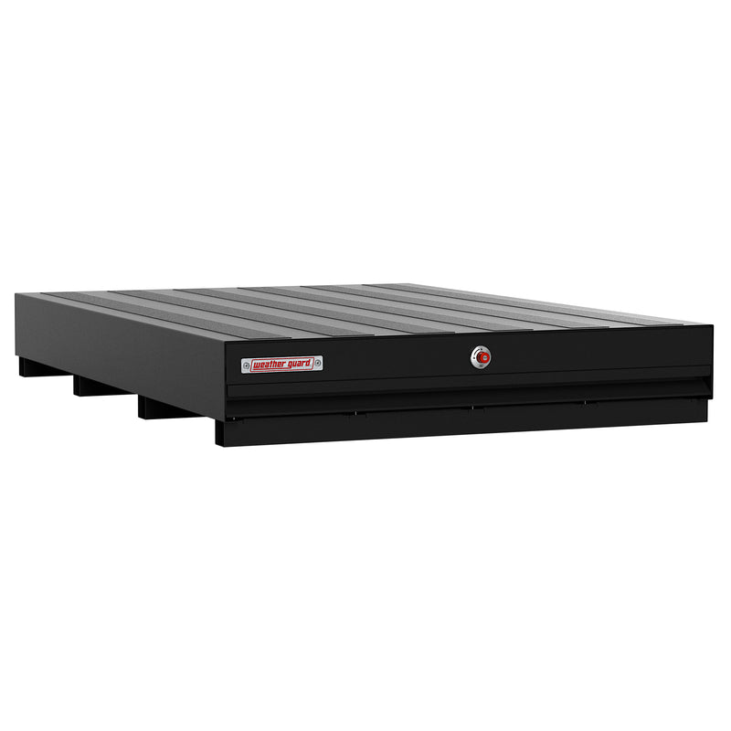 Low front view of the Weather Guard 379-5-04 PACK RAT drawer unit in black