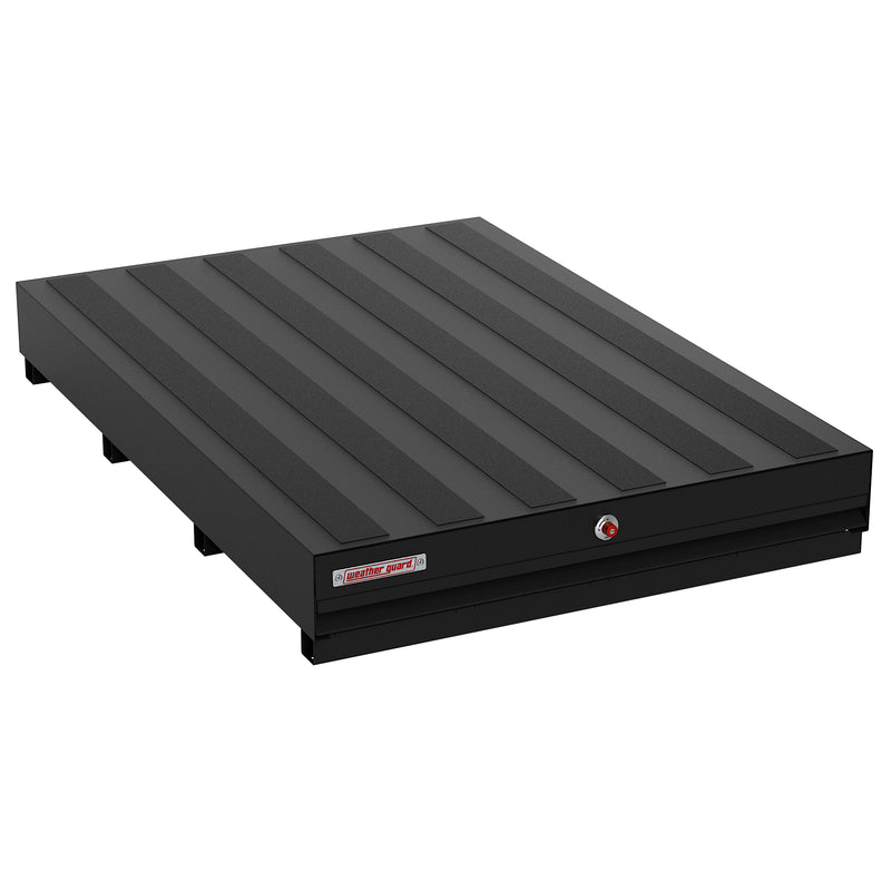 Weather Guard 379-5-04 PACK RAT steel drawer unit in black, closed, three-quarter hero view