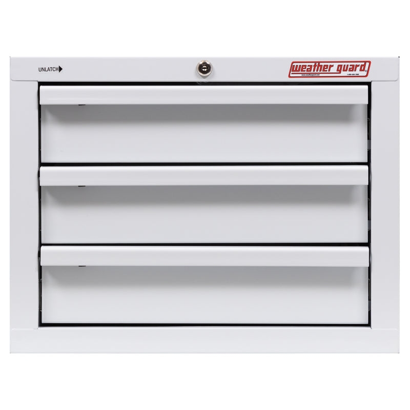Weather Guard 903-3-01 Secure Storage 3-Drawer Module, straight-on front view