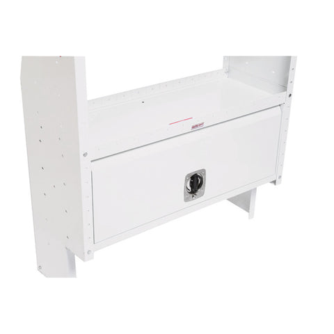Weather Guard 9040-3-01 Secure Storage Module with Locking Door, studio three-quarter view on a plain white background