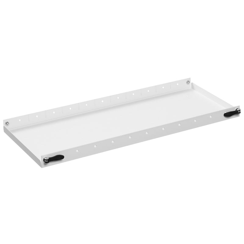 Weather Guard 9163-3-01 36 in x 16 in Steel Van Accessory Shelf, studio three-quarter view on a plain white background