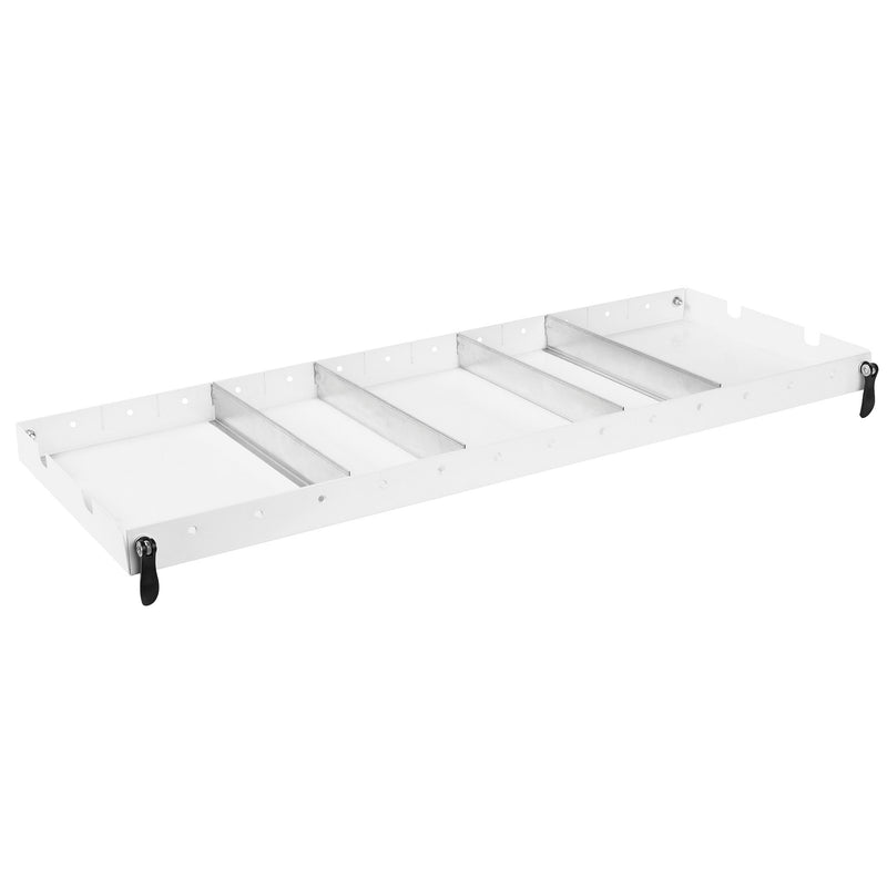 Weather Guard 9164-3-01 42 in x 16 in Steel Van Accessory Shelf, studio three-quarter view on a plain white background