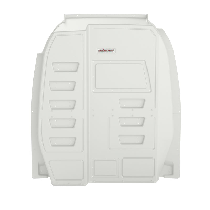 Weather Guard 96123-3-01 CabMax Composite Van Bulkhead, rear view showing the back of the unit