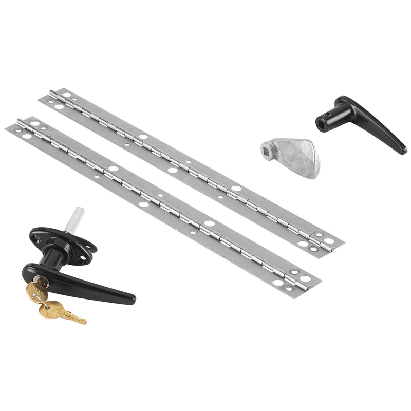 Weather Guard 96901-3-01 Swing Door Conversion Kit for Van Bulkheads, studio three-quarter view on a plain white background