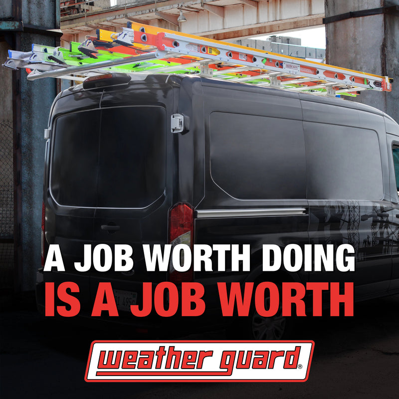 Weather Guard ASRS001 Standard Safari Aluminum Van Roof Rack, marketing tile reading a job worth doing is a job worth