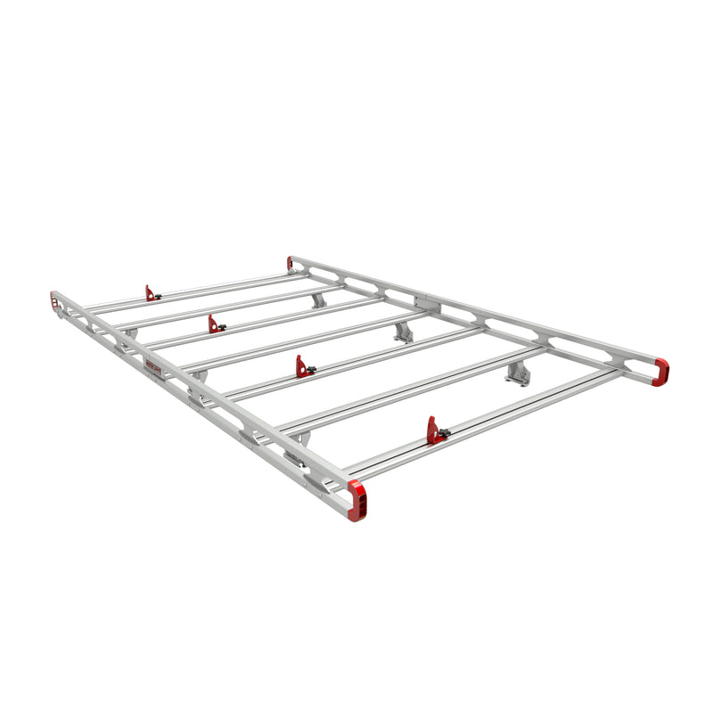 Weather Guard ASRS001 Standard Safari Aluminum Van Roof Rack, studio three-quarter view on a plain white background