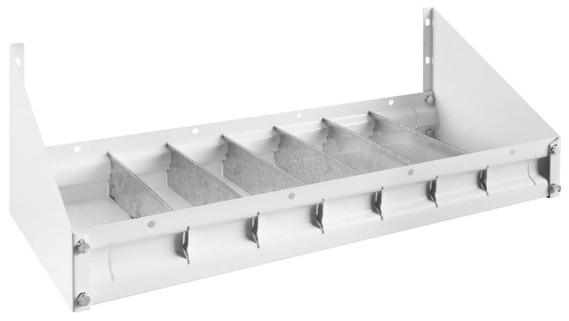 Weather Guard white accessory tray with dividers