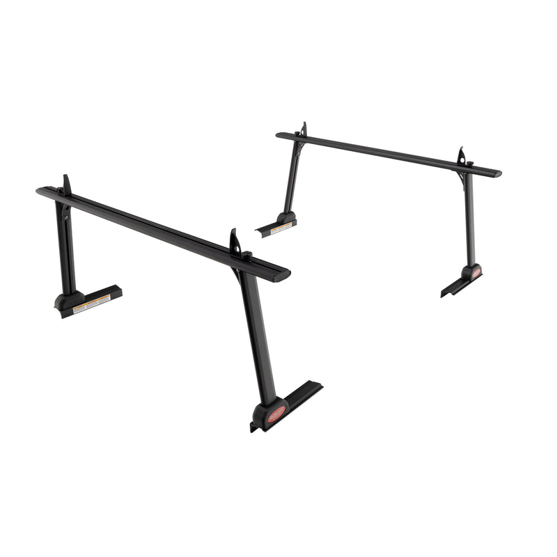 Weather Guard TR801-A DEFENDER universal aluminum truck rack rated 800 lb in black, studio view