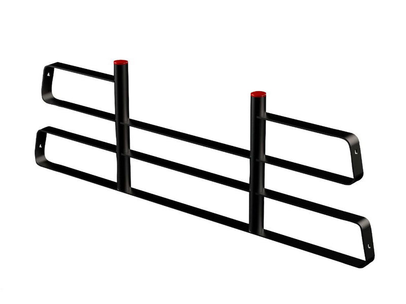 Weather Guard matte black steel truck rack cab protector