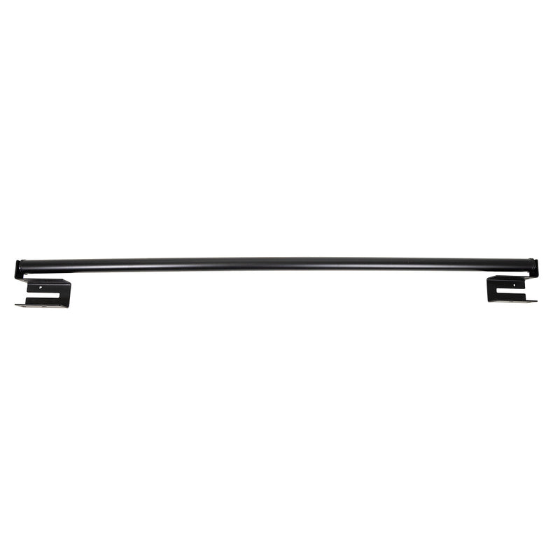 Weather Guard matte black steel rear rolling cross member with end brackets
